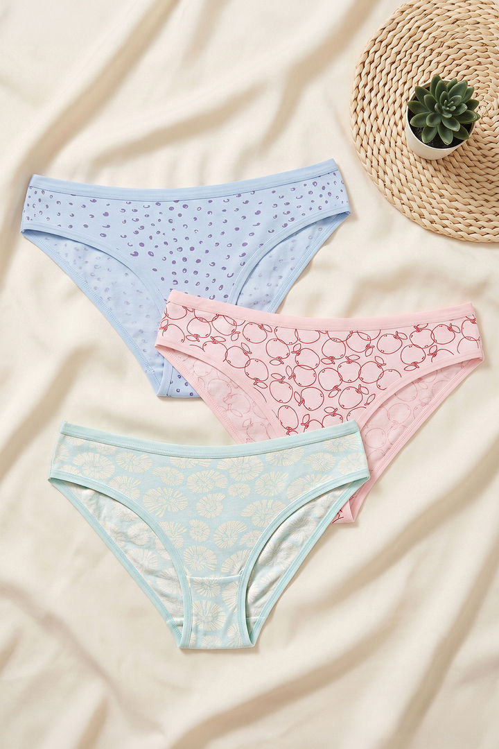 Zivame Low Rise Full Coverage Bikini Panty (Pack of 3) - Multicolor — image 14